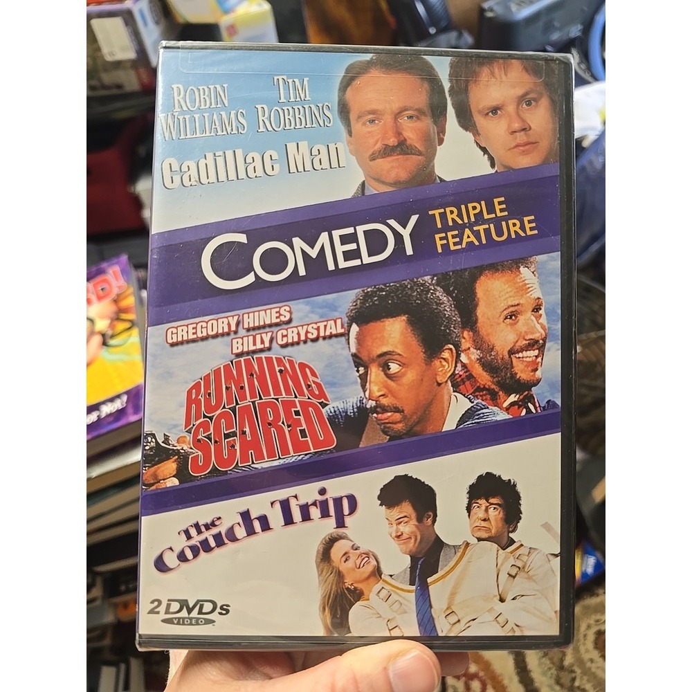 Cadillac Man/Running Scared/Couch Trip (DVD, 2010, 2-Disc Set) New Sealed